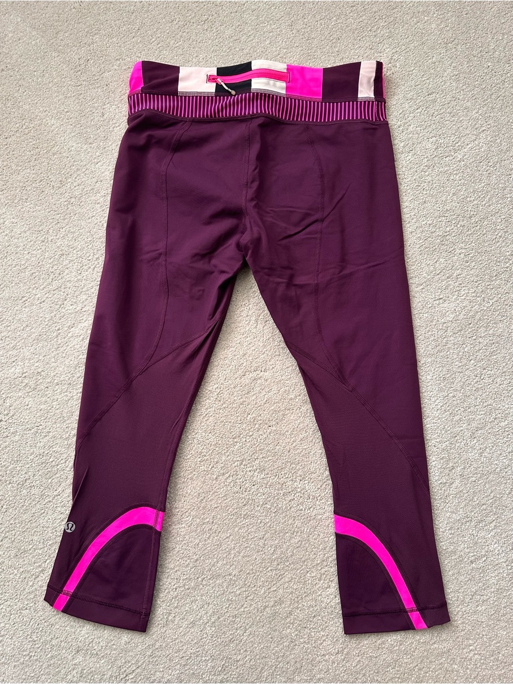 EUC - lululemon athletica Plum & Hot Pink coordinating set - leggings & tank - Picture 3 of 10
